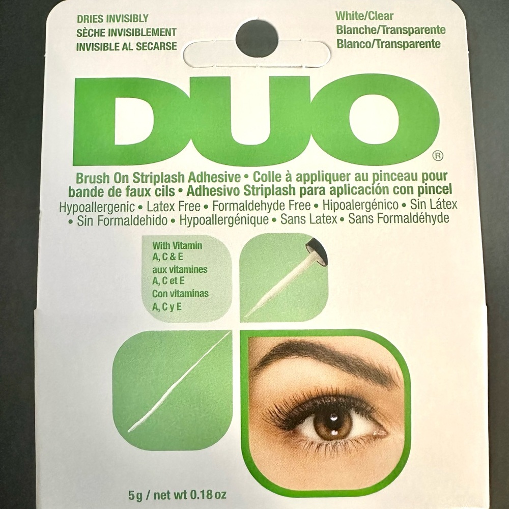 Brand new false eyelash adhesive